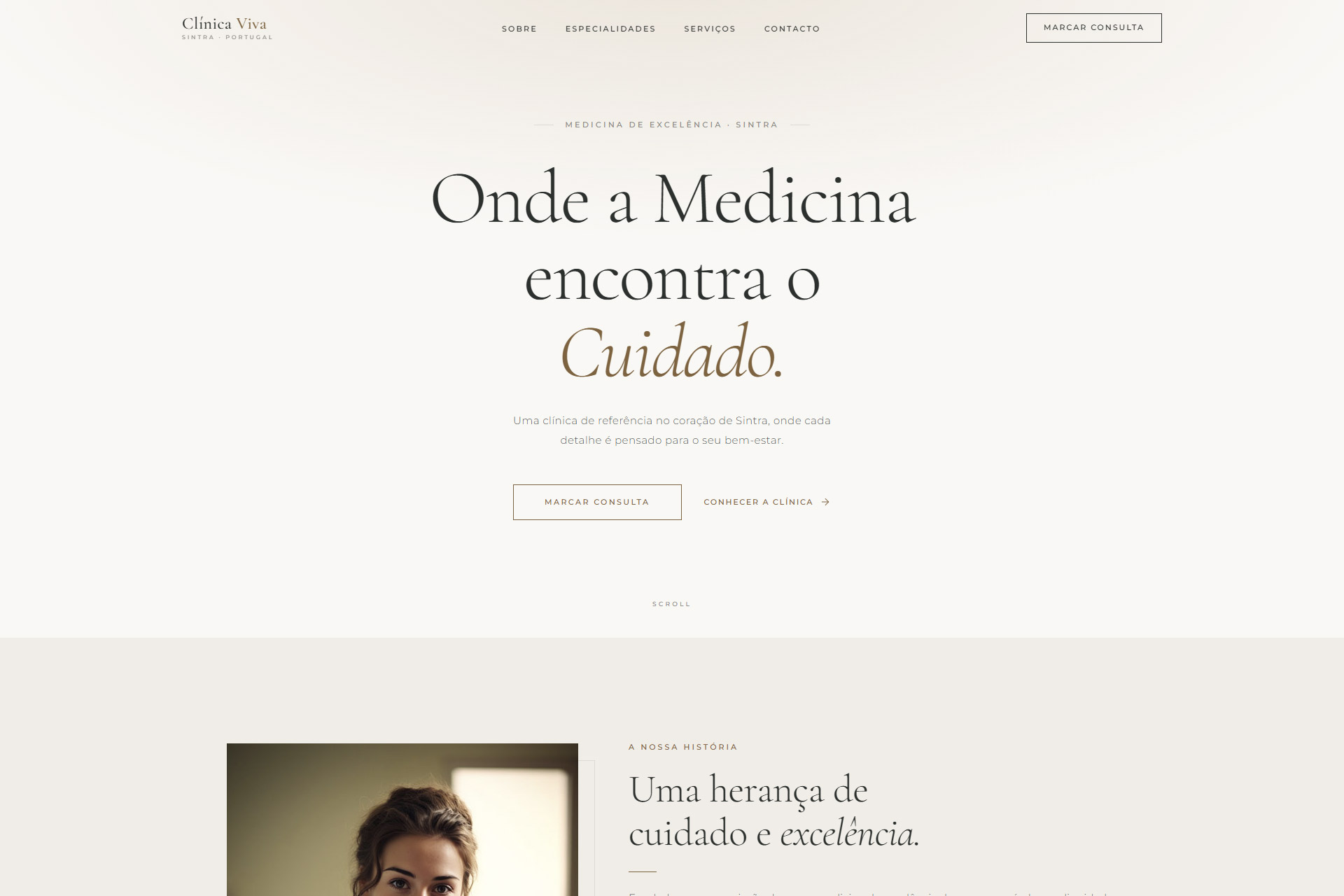 Clínica Viva — template de saúde e clínicas