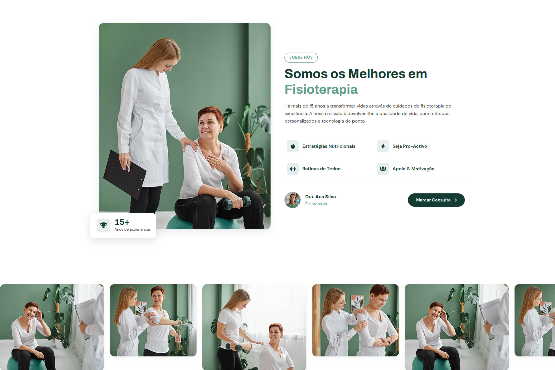Fisiocare — Especialidades