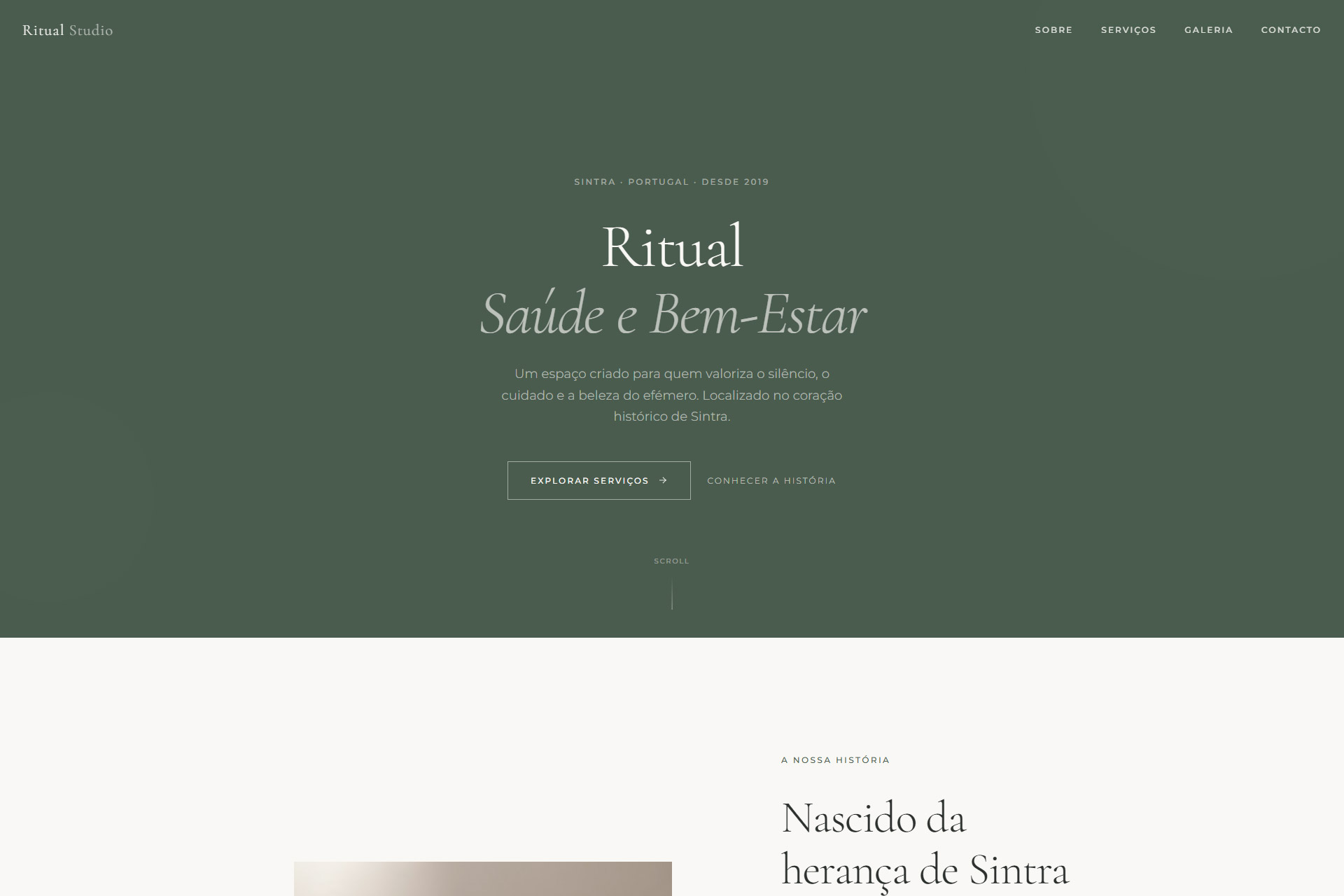 Ritual Studio — template de beleza e bem-estar