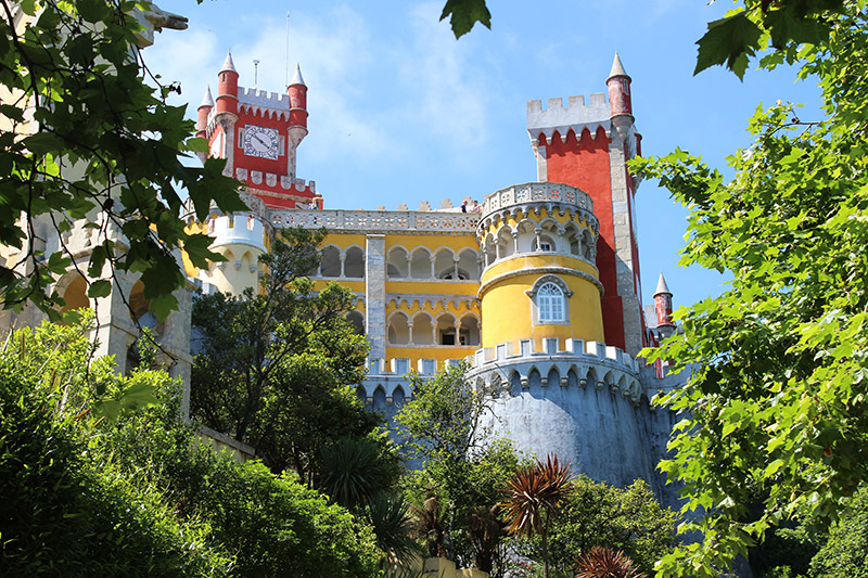 Palácio da Pena ao amanhecer